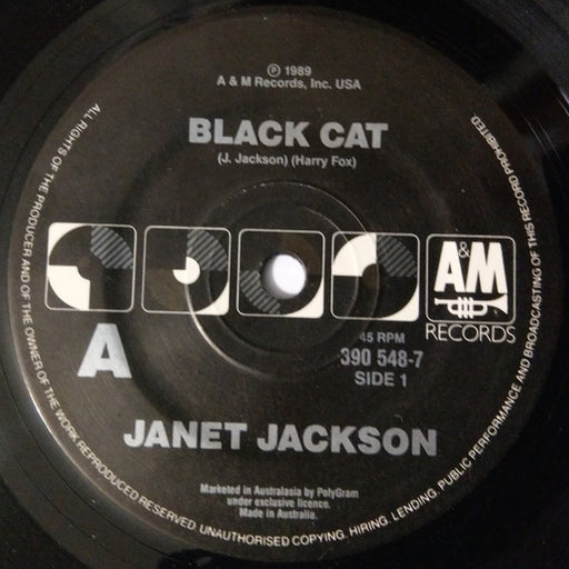 Janet Jackson – Black Cat (LP, Vinyl Record Album)