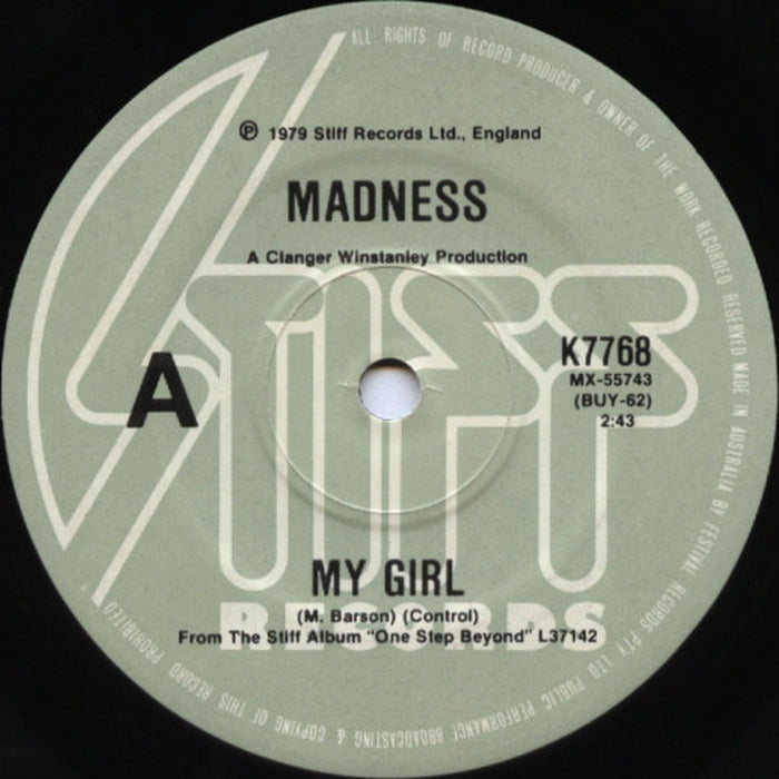 Madness – My Girl (LP, Vinyl Record Album)