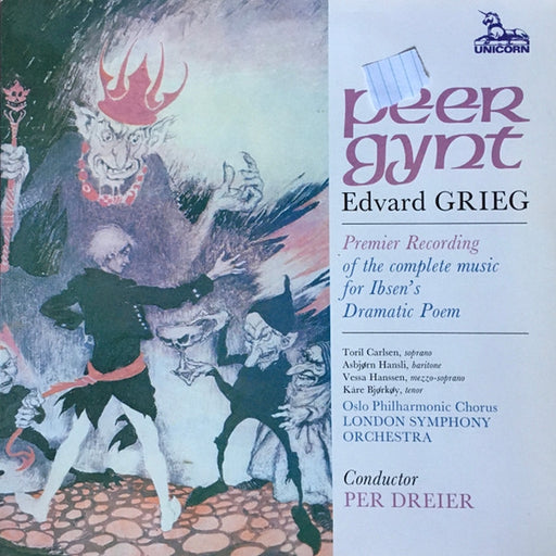 Edvard Grieg, The London Symphony Orchestra, Per Dreier – Peer Gynt (LP, Vinyl Record Album)