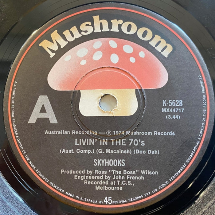 Skyhooks – Livin' In The 70's (LP, Vinyl Record Album)