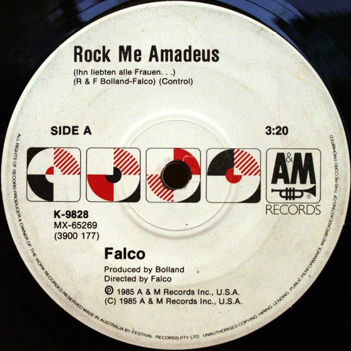 Falco – Rock Me Amadeus (Ihn Liebten Alle Frauen...) (LP, Vinyl Record Album)