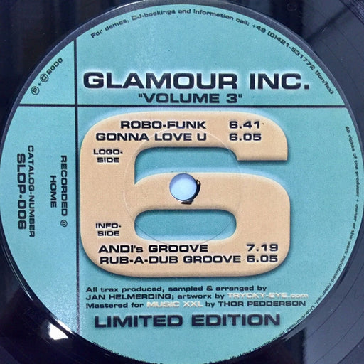 Glamour Inc. – Volume 3 (LP, Vinyl Record Album)