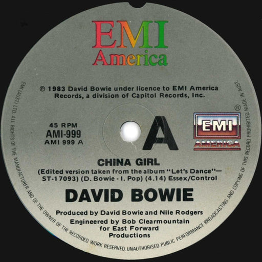 David Bowie – China Girl (LP, Vinyl Record Album)