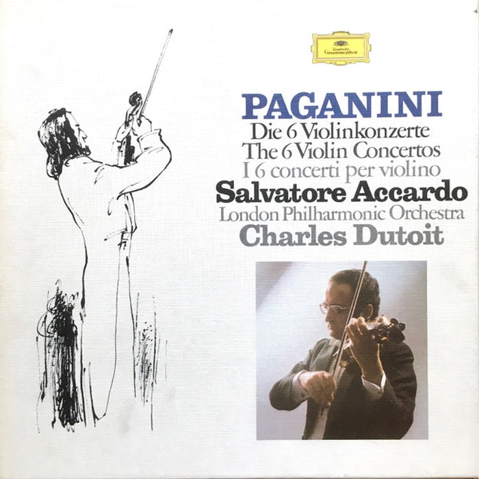 Niccolò Paganini, Salvatore Accardo – Die 6 Violinkonzerte (LP, Vinyl Record Album)