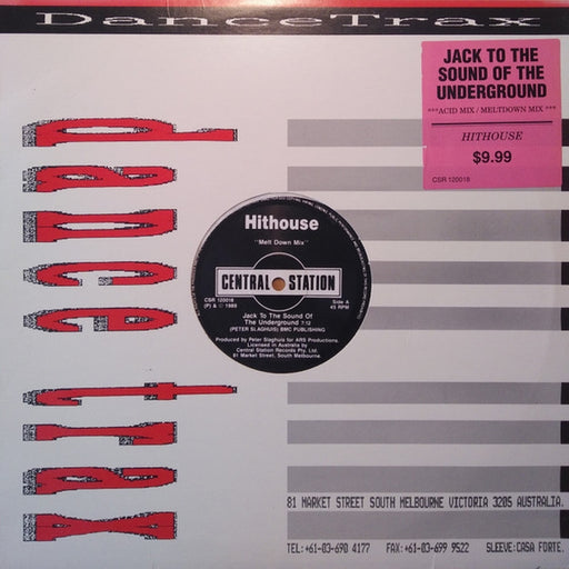 Hithouse – Jack To The Sound Of The Underground (LP, Vinyl Record Album)