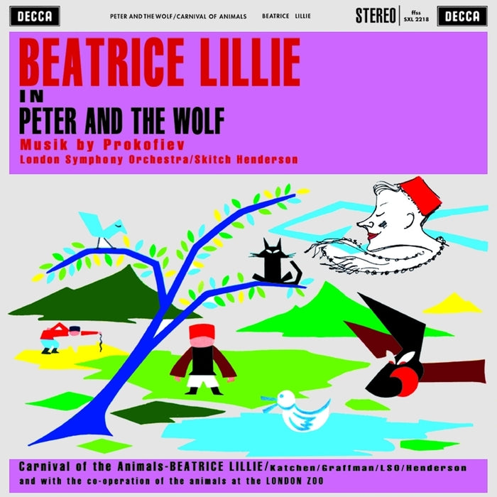 Beatrice Lillie, Sergei Prokofiev, Camille Saint-Saëns, The London Symphony Orchestra, Skitch Henderson – Peter And The Wolf / Carnival Of The Animals (LP, Vinyl Record Album)