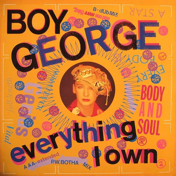 Boy George – Everything I Own (LP, Vinyl Record Album)