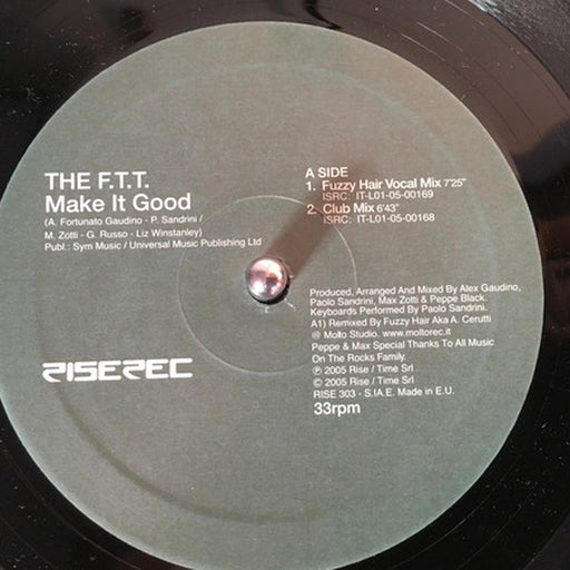 The F.T.T. – Make It Good (LP, Vinyl Record Album)