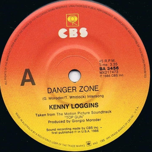 Kenny Loggins – Danger Zone (LP, Vinyl Record Album)