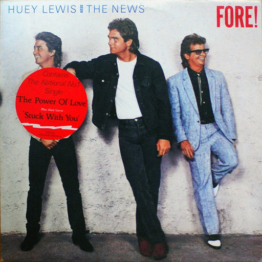 Huey Lewis & The News – Fore! (LP, Vinyl Record Album)