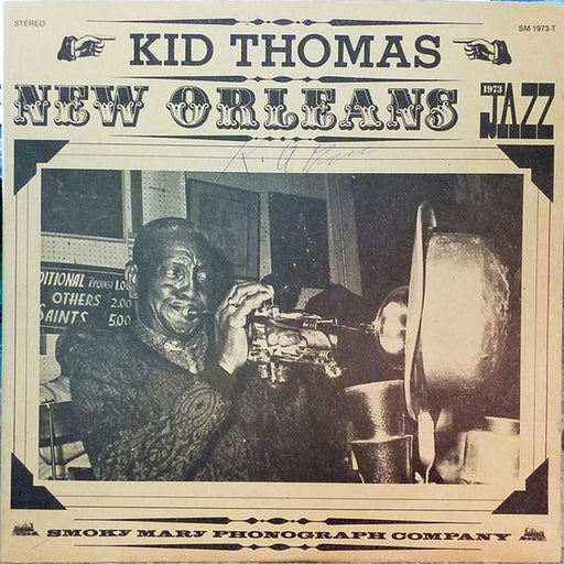 Kid Thomas Valentine – Jazz, Gospel & Blues: Living New Orleans Jazz - 1973 (LP, Vinyl Record Album)