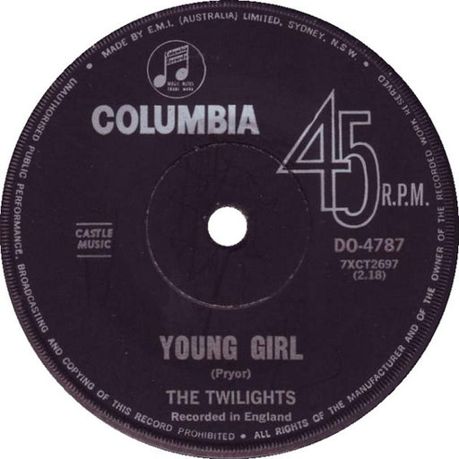 The Twilights – Young Girl / Time And Motion Study Man (LP, Vinyl Record Album)