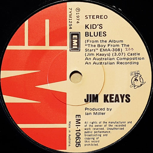 Kid's Blues – Jim Keays (LP, Vinyl Record Album)