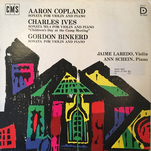 Jaime Laredo, Ann Schein – Copland / Ives / Binkerd (LP, Vinyl Record Album)
