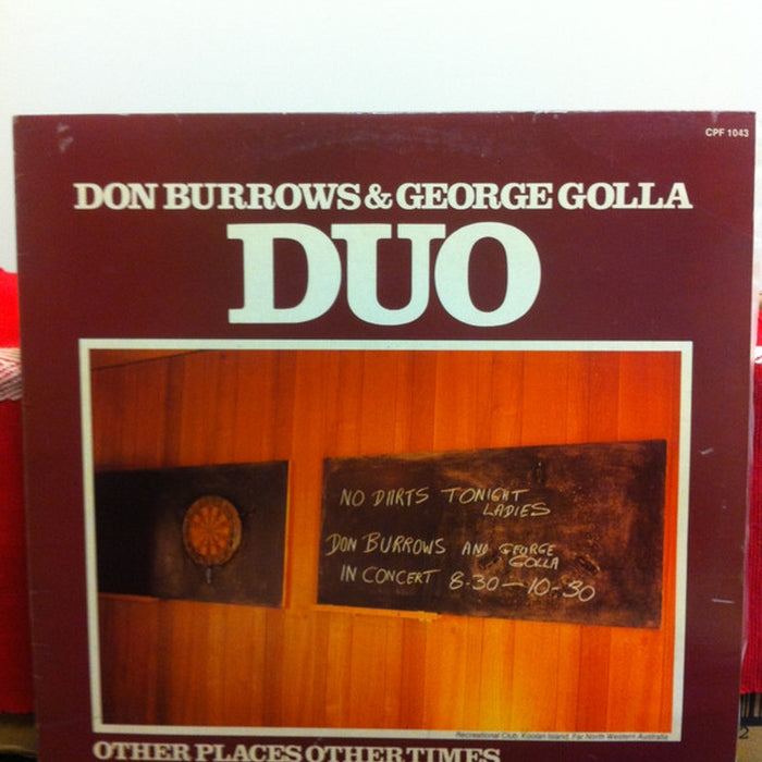 Don Burrows•George Golla Duo – Other Places Other Times (LP, Vinyl Record Album)